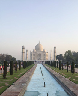 The Taj Mahal photo taken by Cavillon family