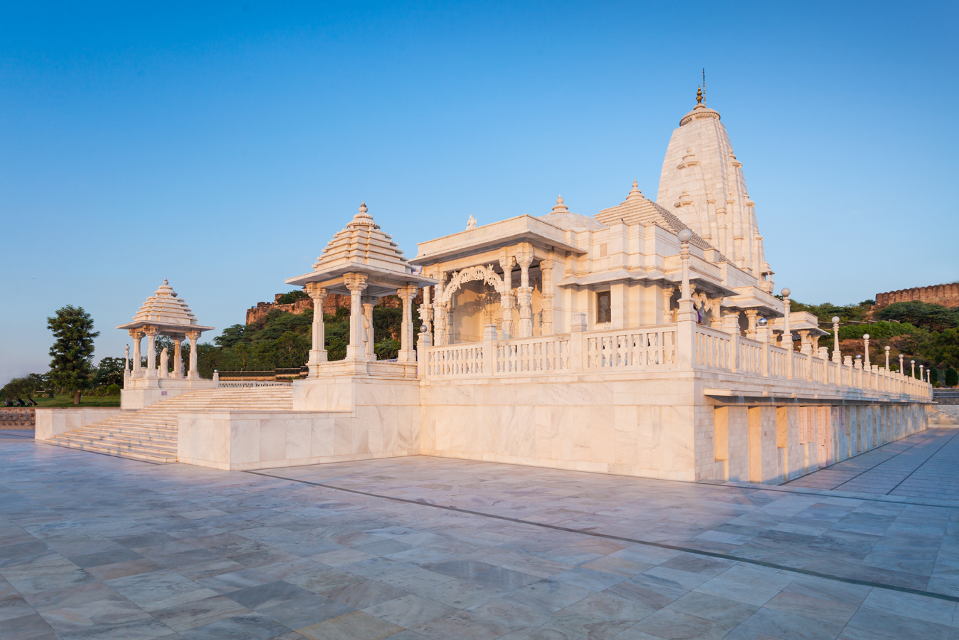 Birla Mandir (Laxmi Narayan Temple) is a Hindu temple in Jaipur