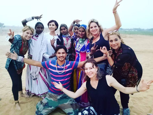 Travel Astu group enjoying Pushkar