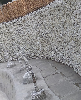 Electricity plugs and switches walls in Nek Chand Rock Garden Chandigarh