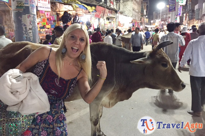 TravelAstu Guest Claudia in Varanasi