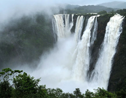 nohkalikai falls cherrapunji meghalaya