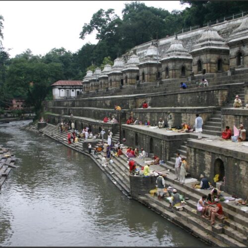 Holy Bagmati River at Pashupatinath.