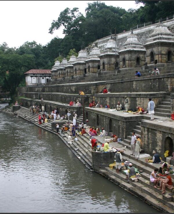 Holy Bagmati River at Pashupatinath.