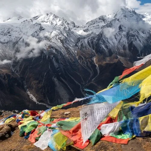 The Summit of Tsergo Ri