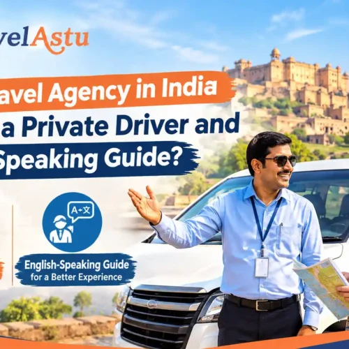 Which Travel Agency in India Provides a Private Driver and English-Speaking Guide?